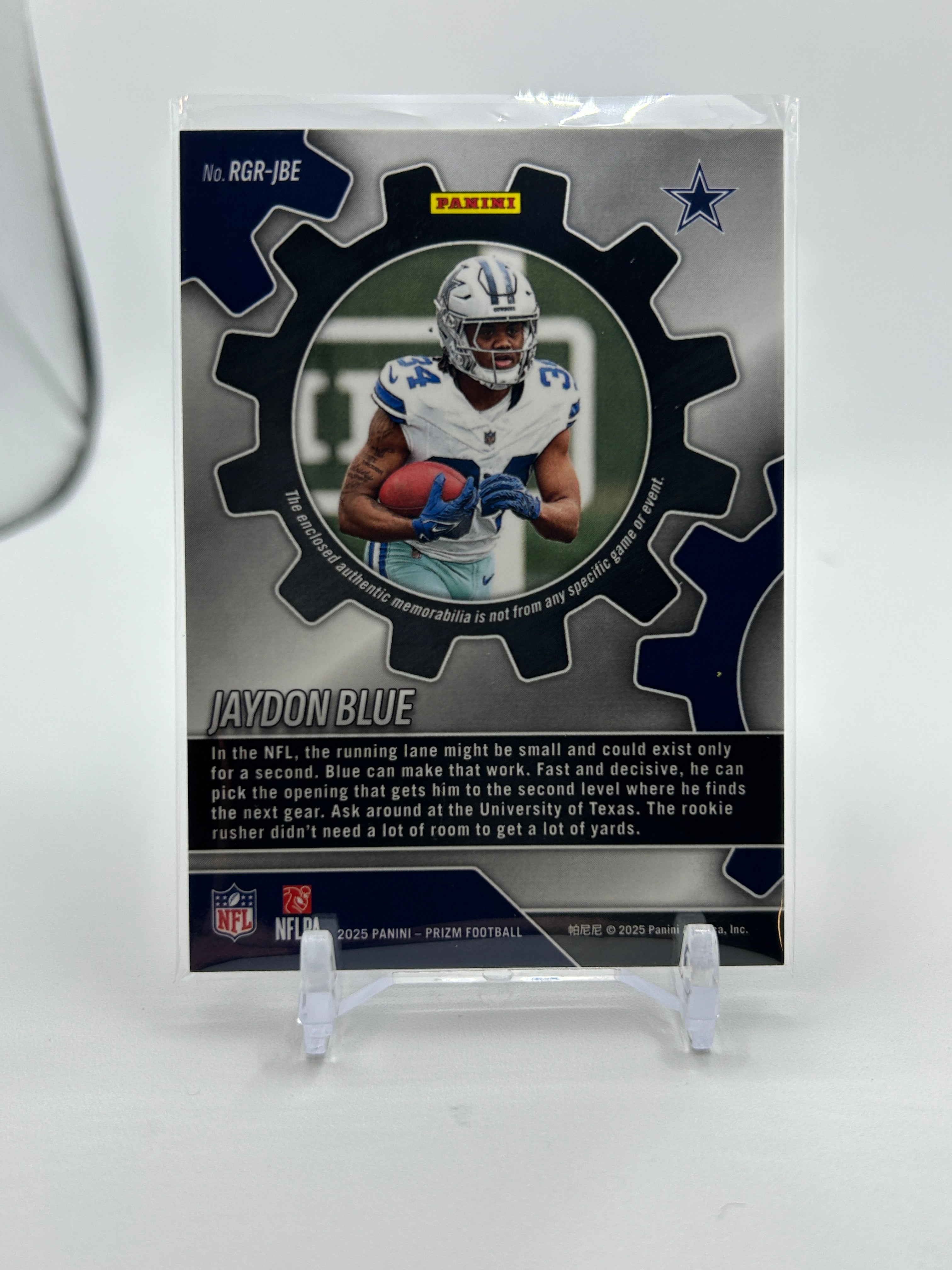 2025 Panini Prizm Jaydon Blue Rookie Gear Pink Prizm Patch
