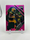 2025 Panini Prizm Josh Jacobs Premier Pink Prizm Patch
