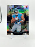 2025 Panini Select Elic Ayomanor Premier Level Silver Prizm Rookie