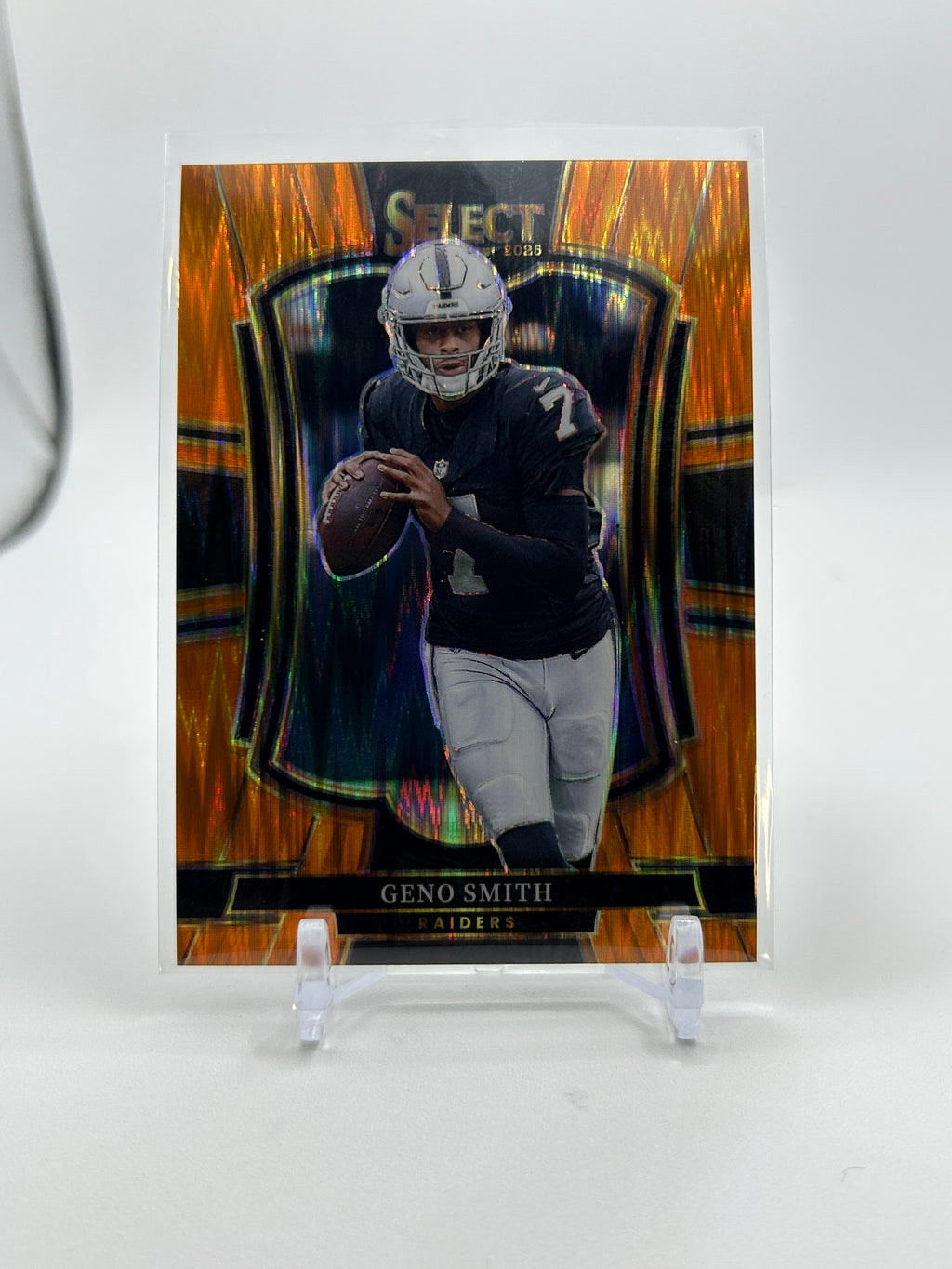 2025 Panini Select Geno Smith Premier Level Orange Prizm /399