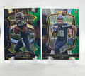 2025 Panini Select Jalen Milroe + Elijah Arroyo Black & Green Shock Prizm Rookie