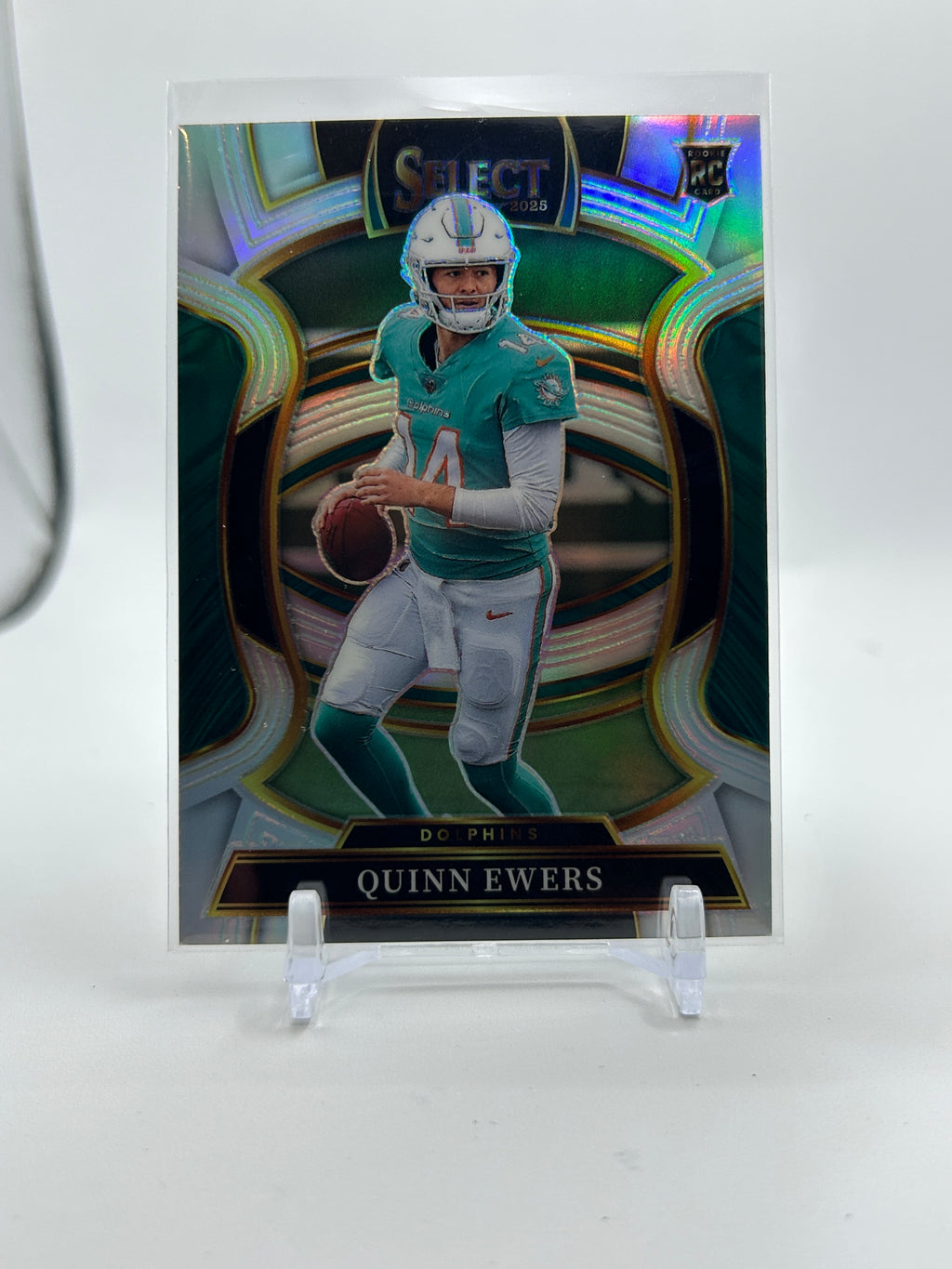 2025 Panini Select Quinn Ewers Concourse Silver Prizm Rookie