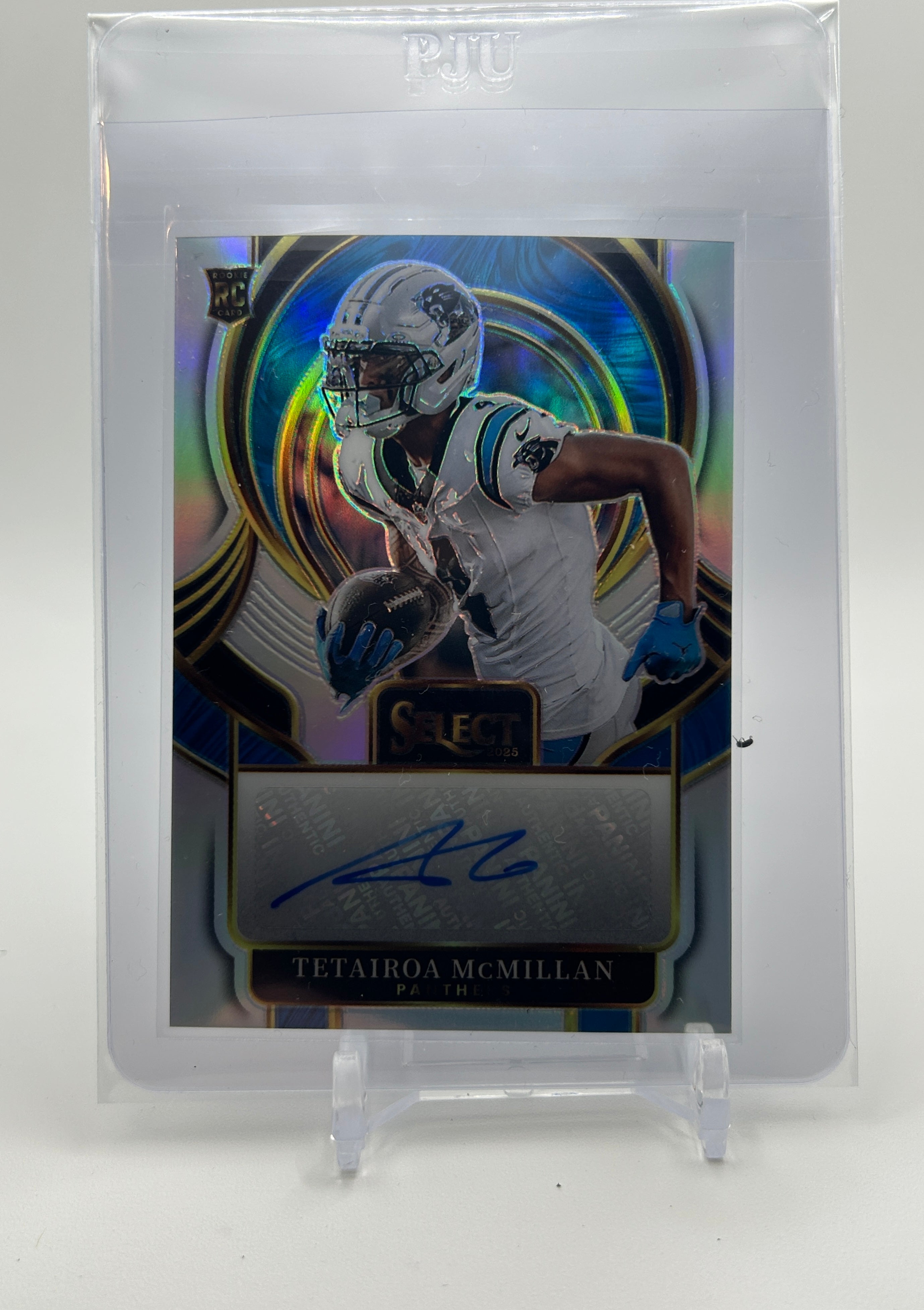 2025 Panini Select Tetairoa McMillan Silver Prizm Rookie Auto