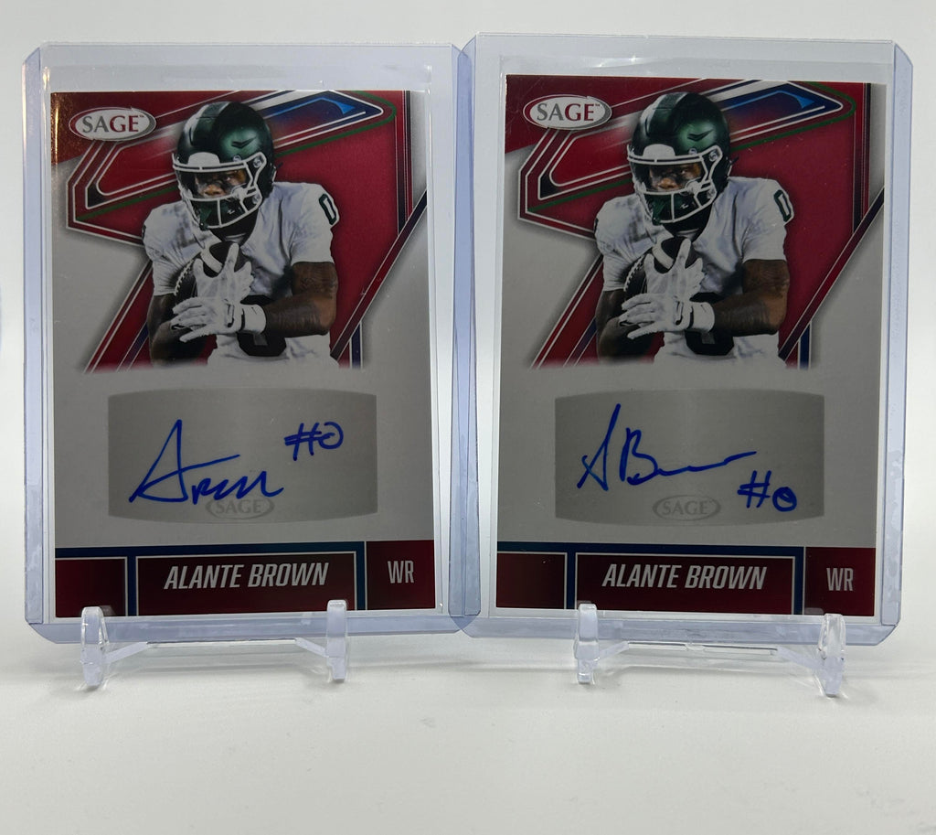 2025 Sage Alante Brown Red Rookie Auto Set (x2)