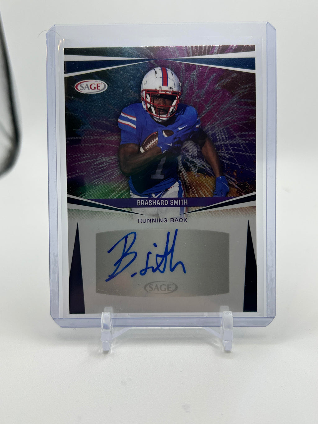 2025 Sage Brashard Smith Blue Rookie Auto