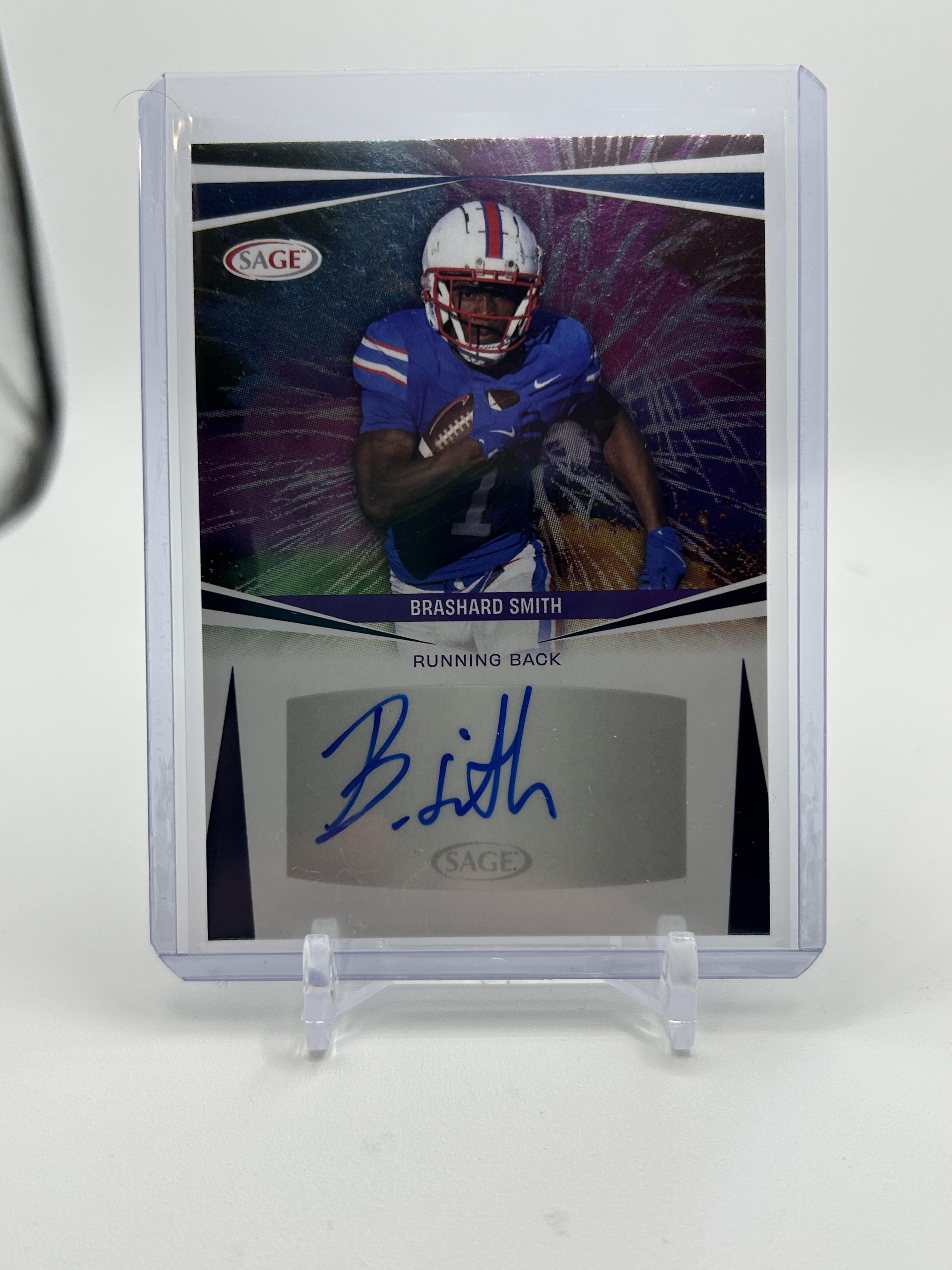 2025 Sage Brashard Smith Blue Rookie Auto