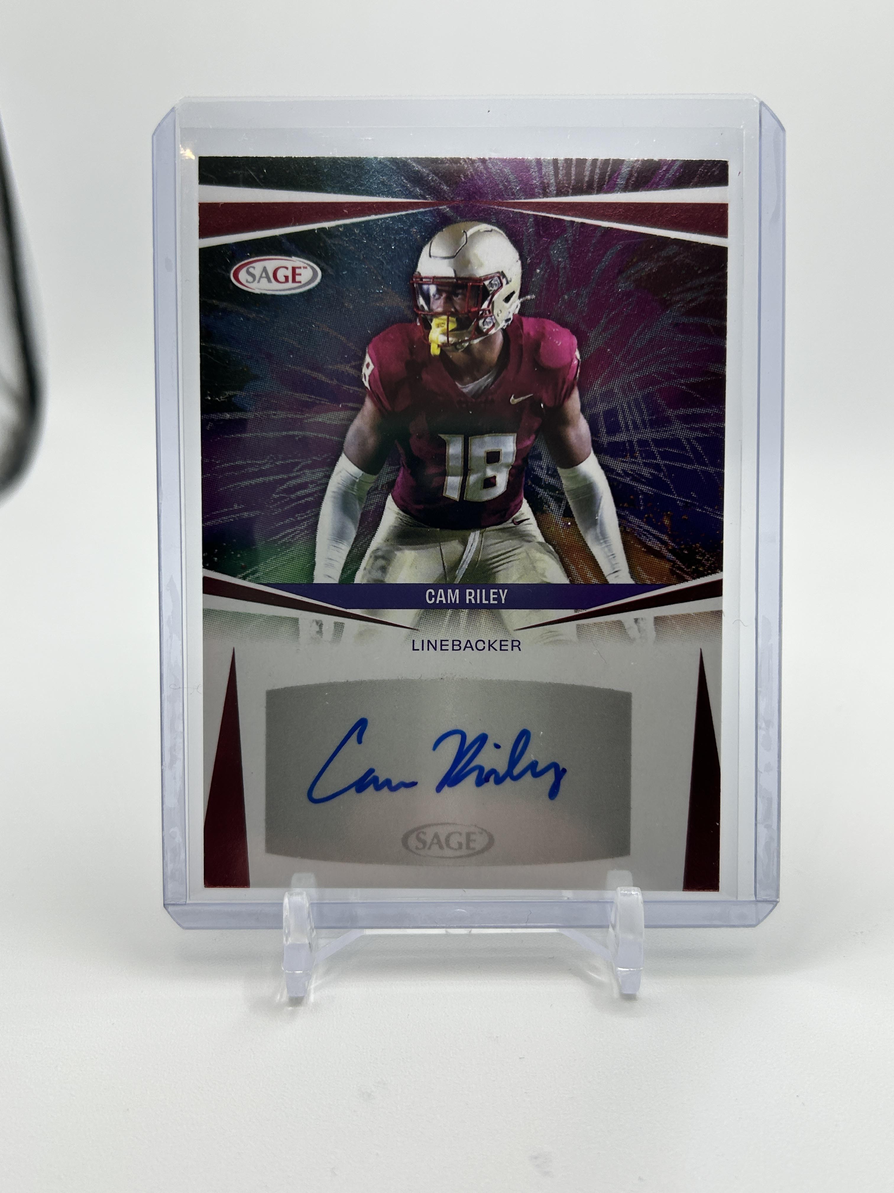 2025 Sage Cam Riley Red Rookie Auto