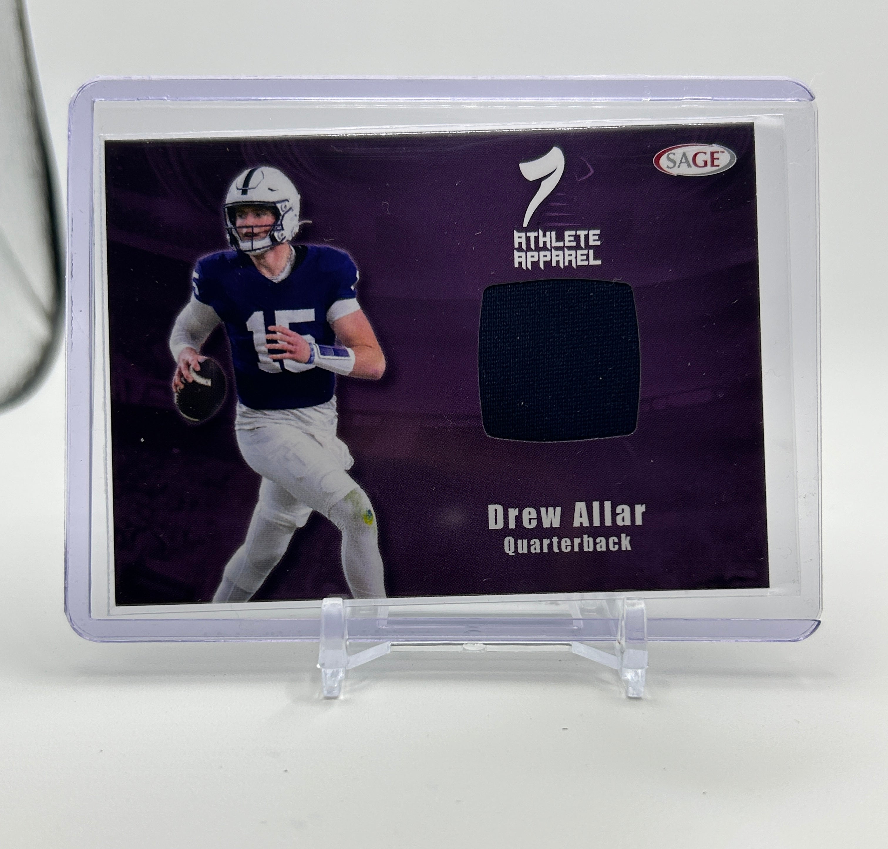 2025 Sage Drew Allar Athlete Apparel Rookie Patch SP