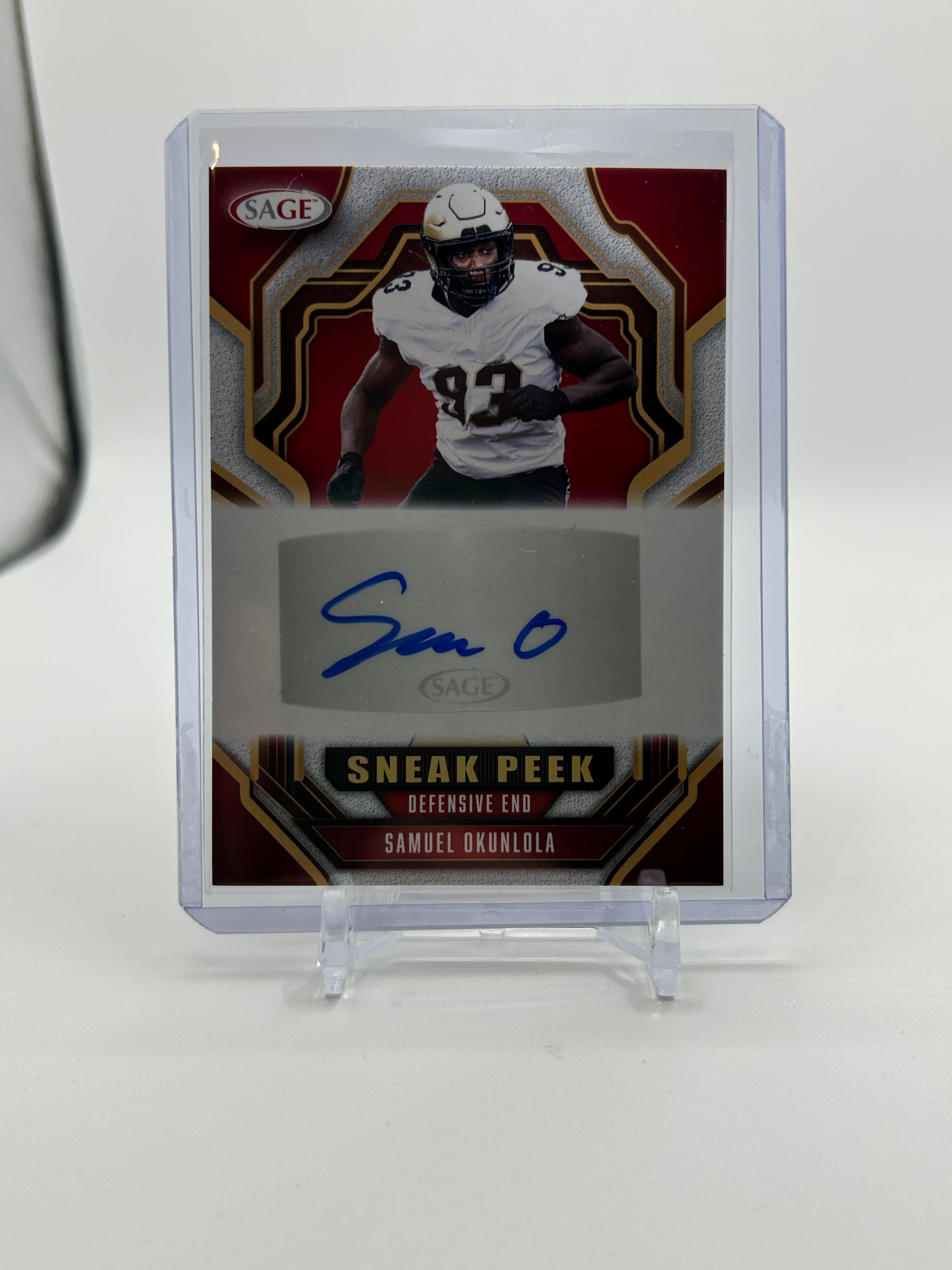 2025 Sage Samuel Okunlola Sneak Peek SP Auto