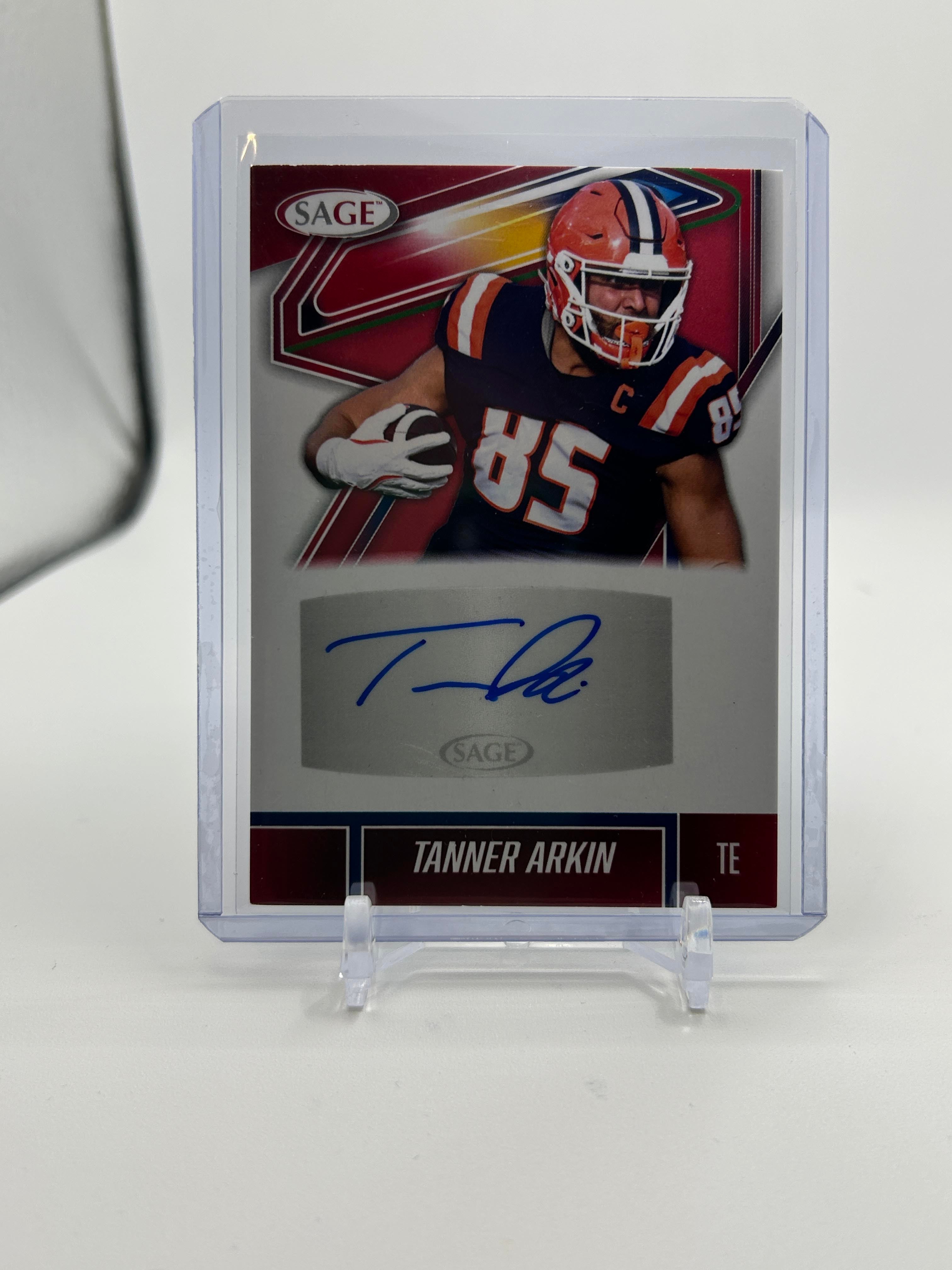 2025 Sage Tanner Arkin Red Rookie Auto