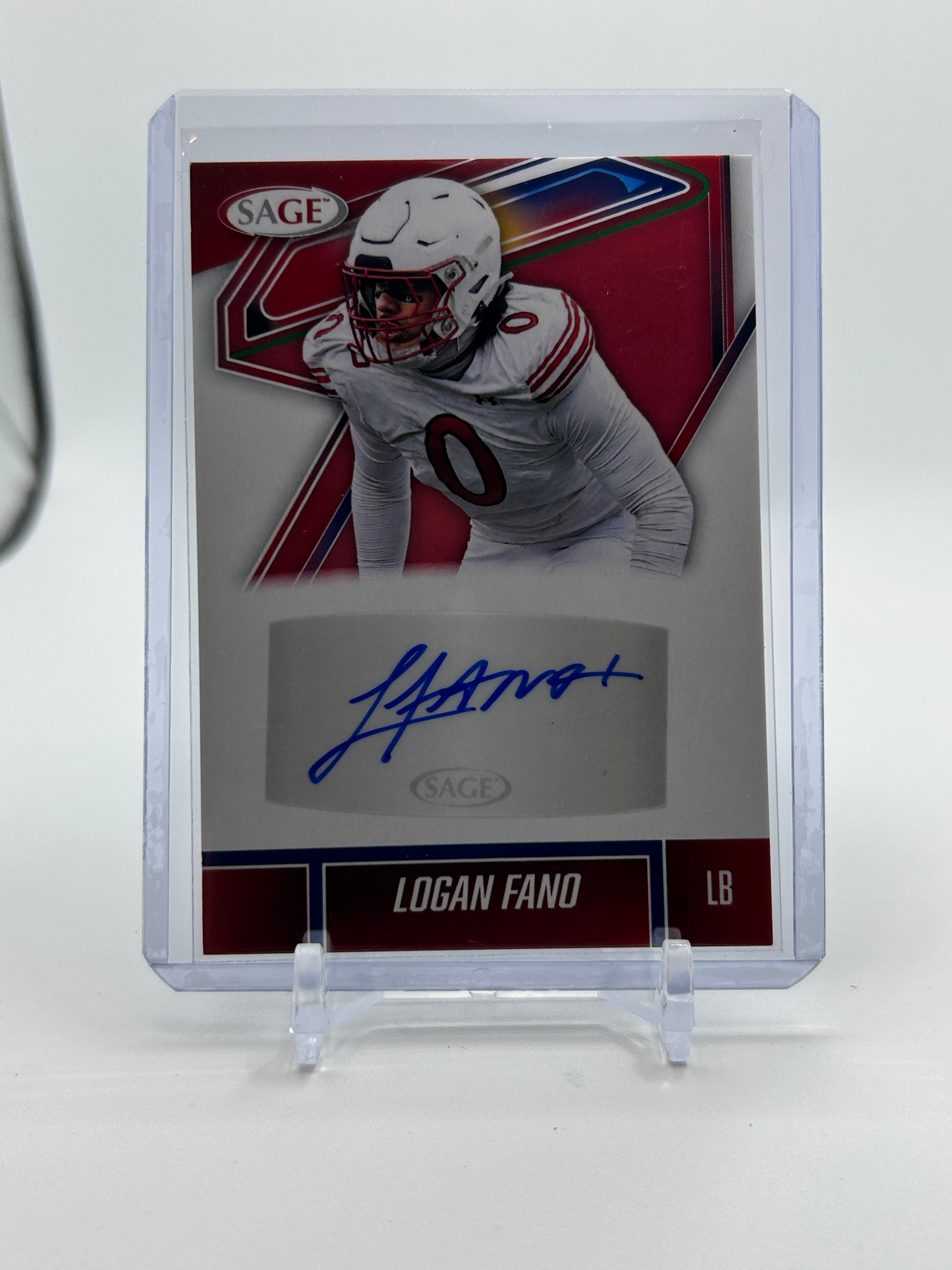 2026 Sage Logan Fano Red Rookie Auto
