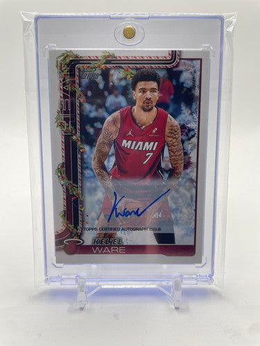 2025-26 Topps Holiday Kel'El Ware Holiday Mega Auto #H59