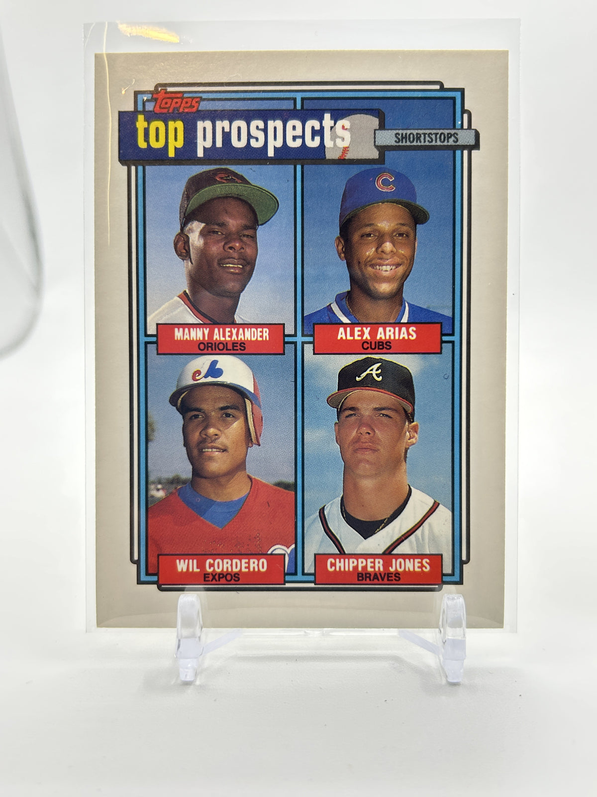 1992 Topps Top Prospects Chipper Jones Rookie #551