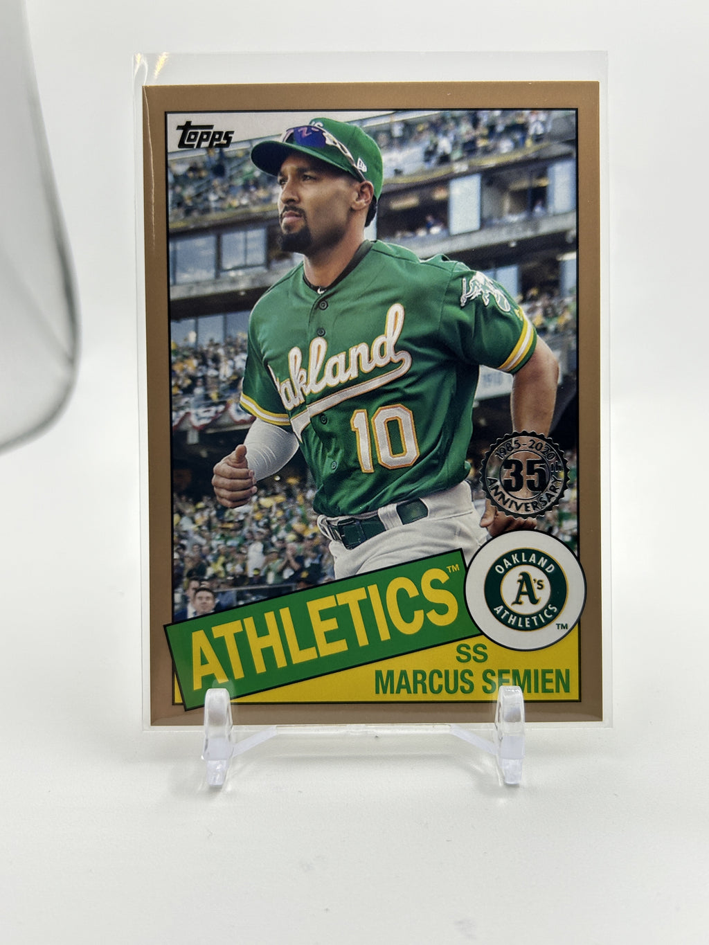 2020 Topps Marcus Semien 1985 Throback Gold /50 #85TB-33