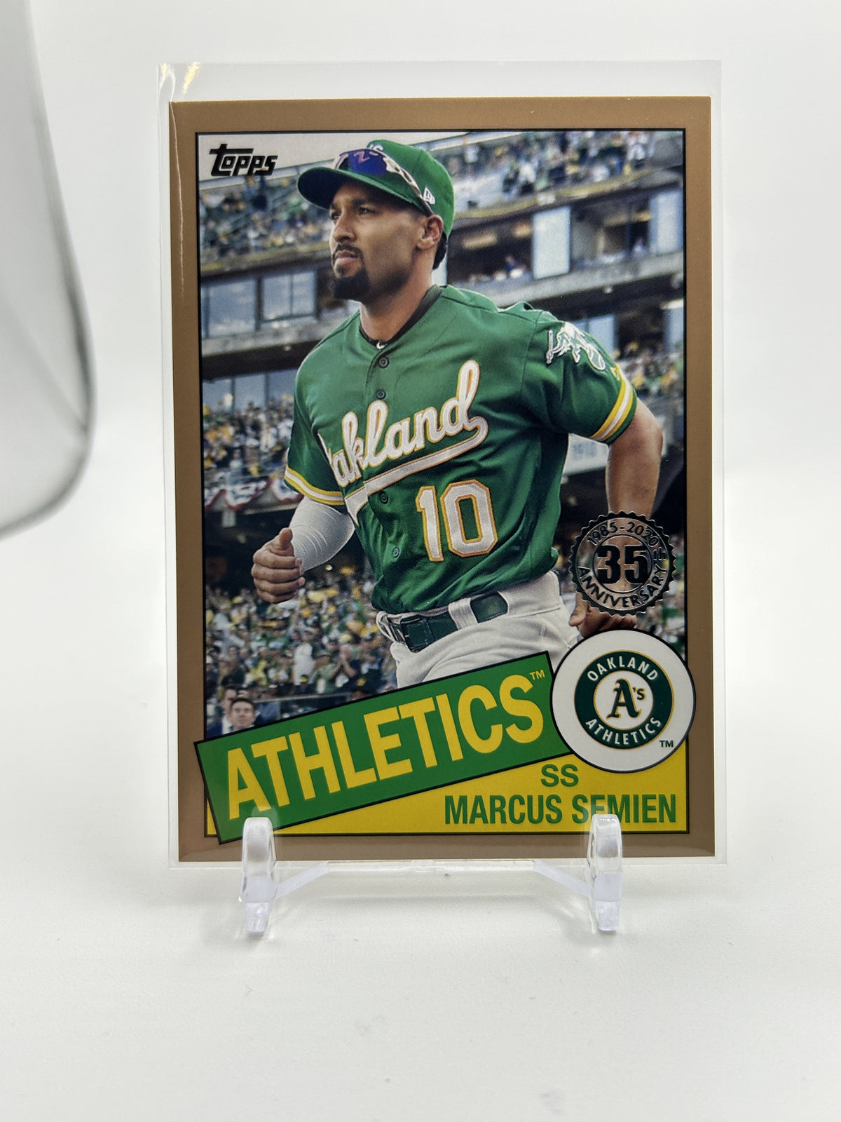 2020 Topps Marcus Semien 1985 Throback Gold /50 #85TB-33