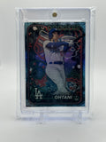 2024 Topps Holiday Shohei Ohtani Blue Metallic Glitter SP #H1