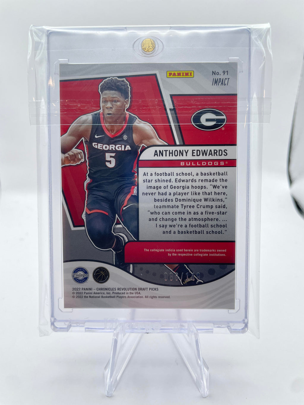 2022-23 Panini Chronicles Revolution Anthony Edwards Impact /149 #91