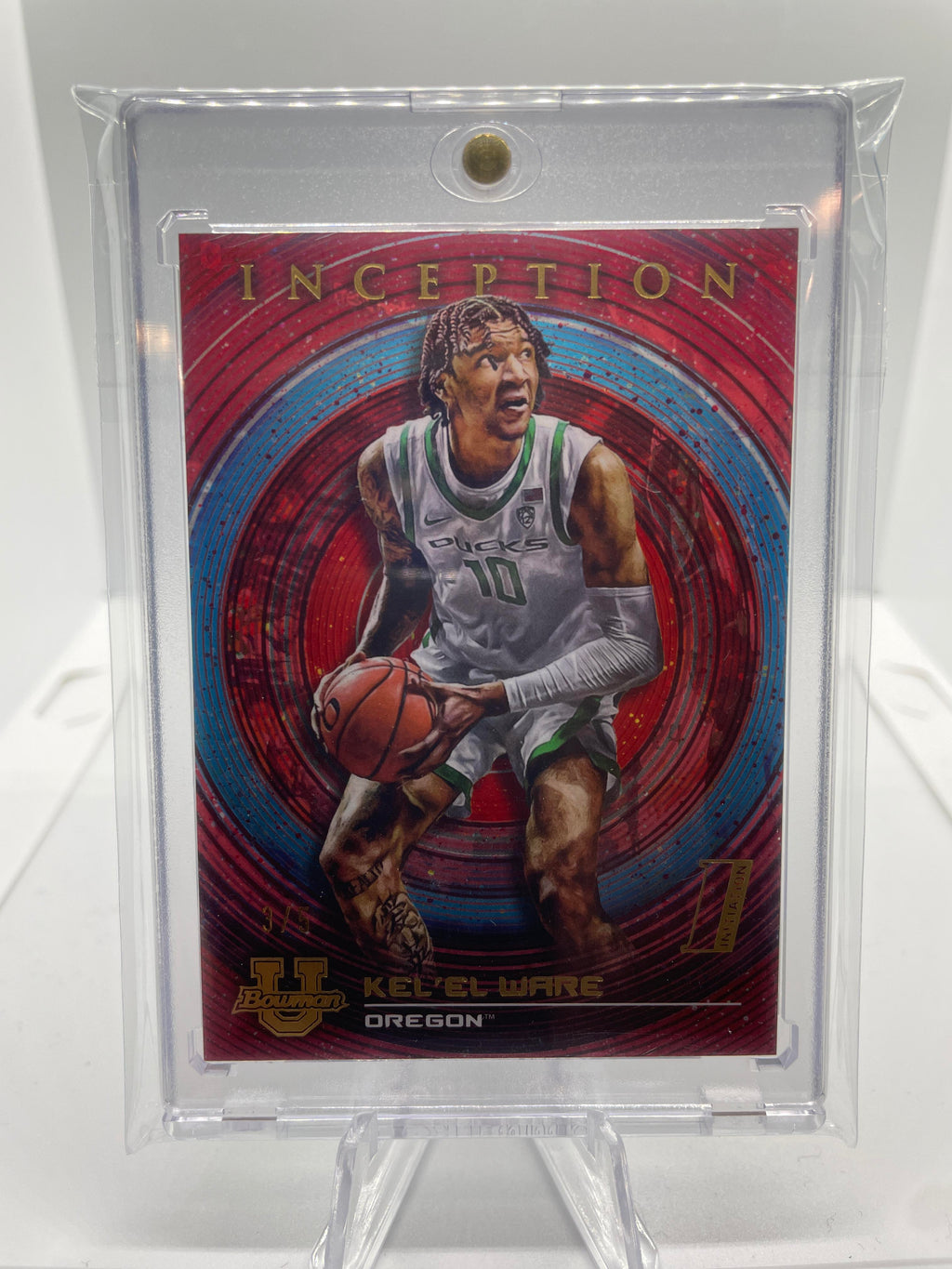 2022-23 Bowman U Inception Kel'El Ware Red Foil Rookie /5