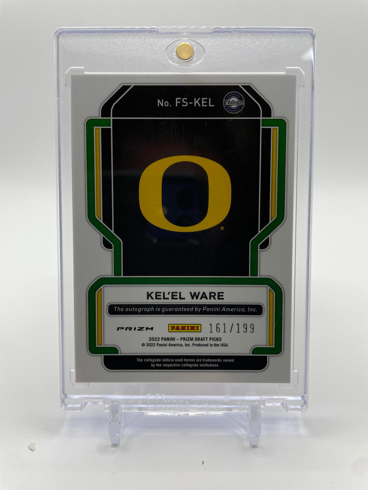 2022-23 Panini Prizm Draft Picks Kel'El Ware Red Prizm Rookie Auto /199