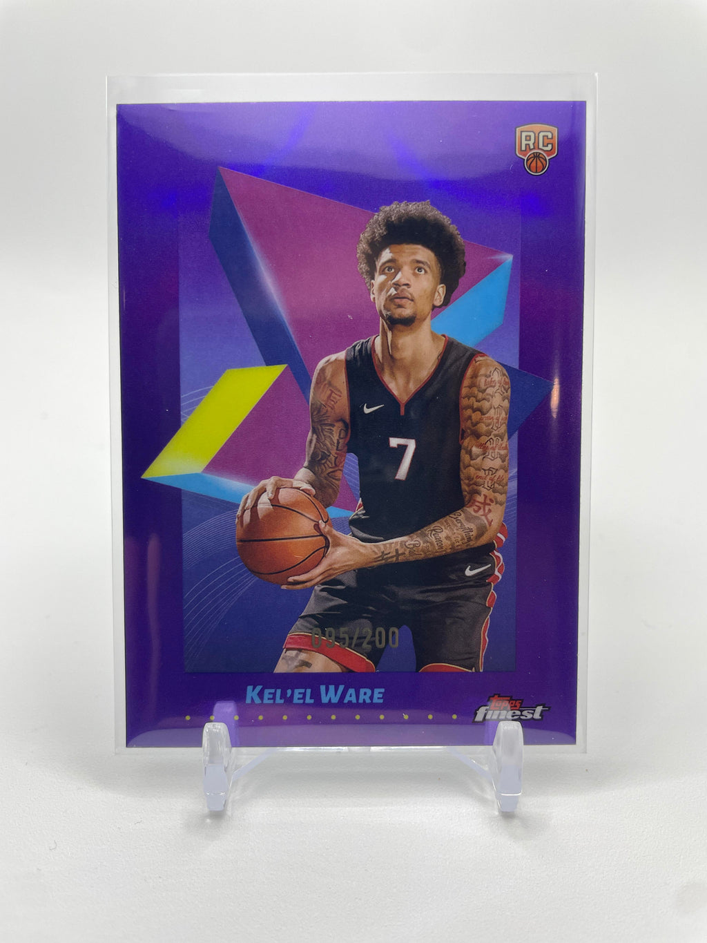 2024-25 Topps Finest Kel'El Ware Purple Refractor Rookie /200 #52