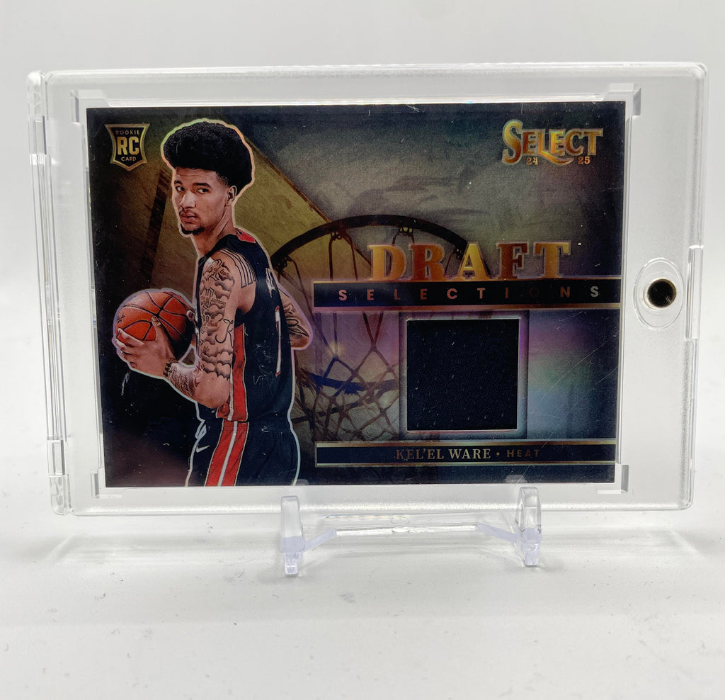 2024-25 Panini Select Kel'el Ware Draft Selections Prizm Patch Rookie #DSM-KEW