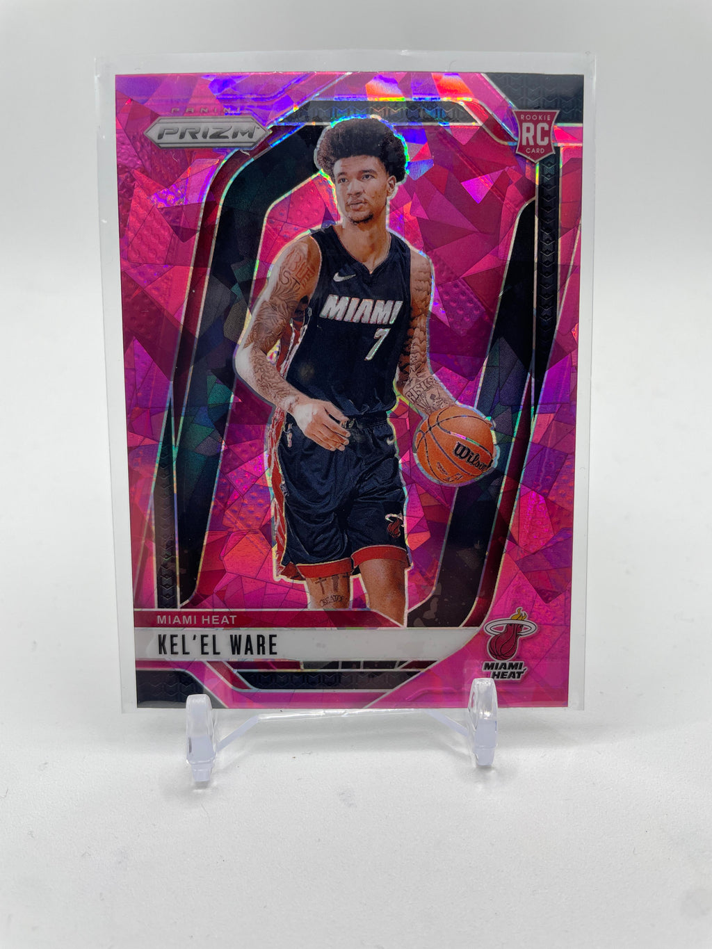2024-25 Panini Prizm Kel'El Ware Pink Ice Prizm Rookie #248