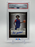 2022-23 Leaf Trinity Clear Ian Jackson Black Gold Rookie Auto 1/1 PSA 7