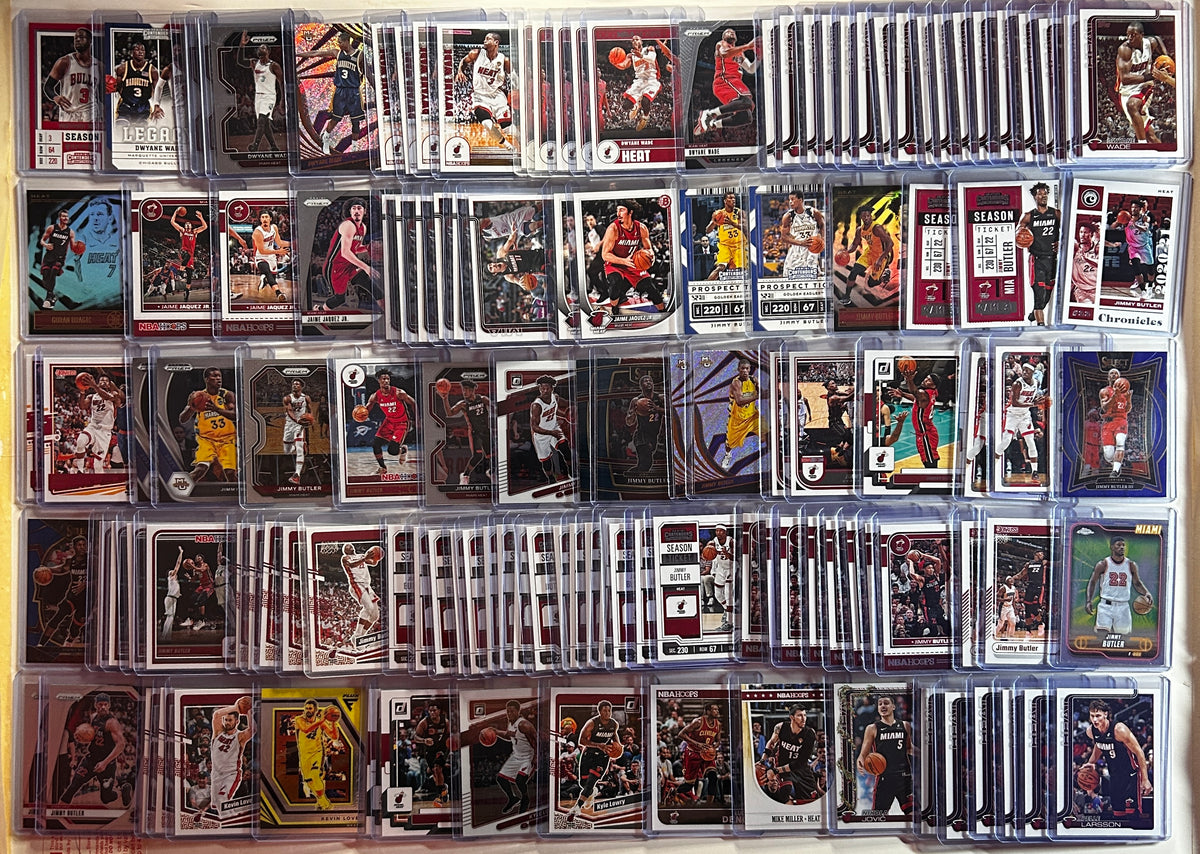 2020-2025 Panini Miami Heat Base + SP + Insert Lot (x258)
