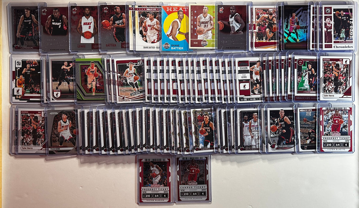2020-2025 Panini Miami Heat Base + SP + Insert Lot (x258)