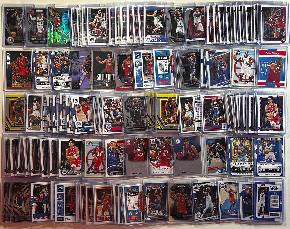 2020-2025 Panini Philadelphia 76ers Base + SP + Insert Lot (x325)