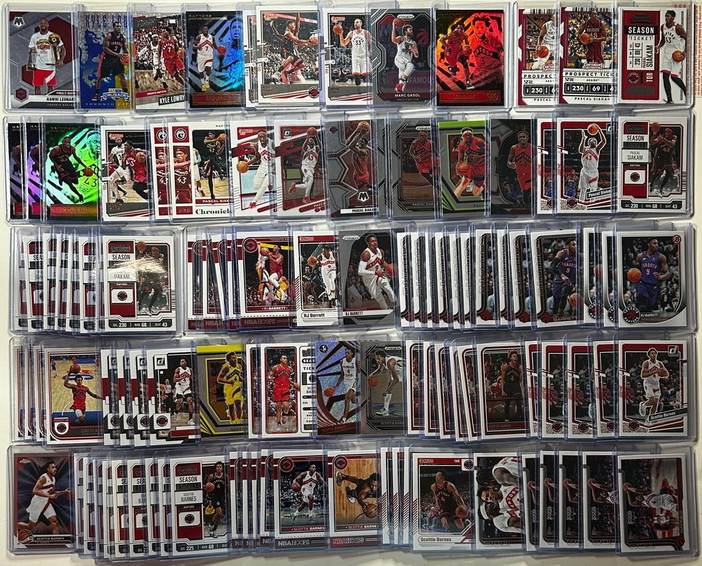 2020-2025 Panini Toronto Raptors Base + SP + Insert Lot (x203)