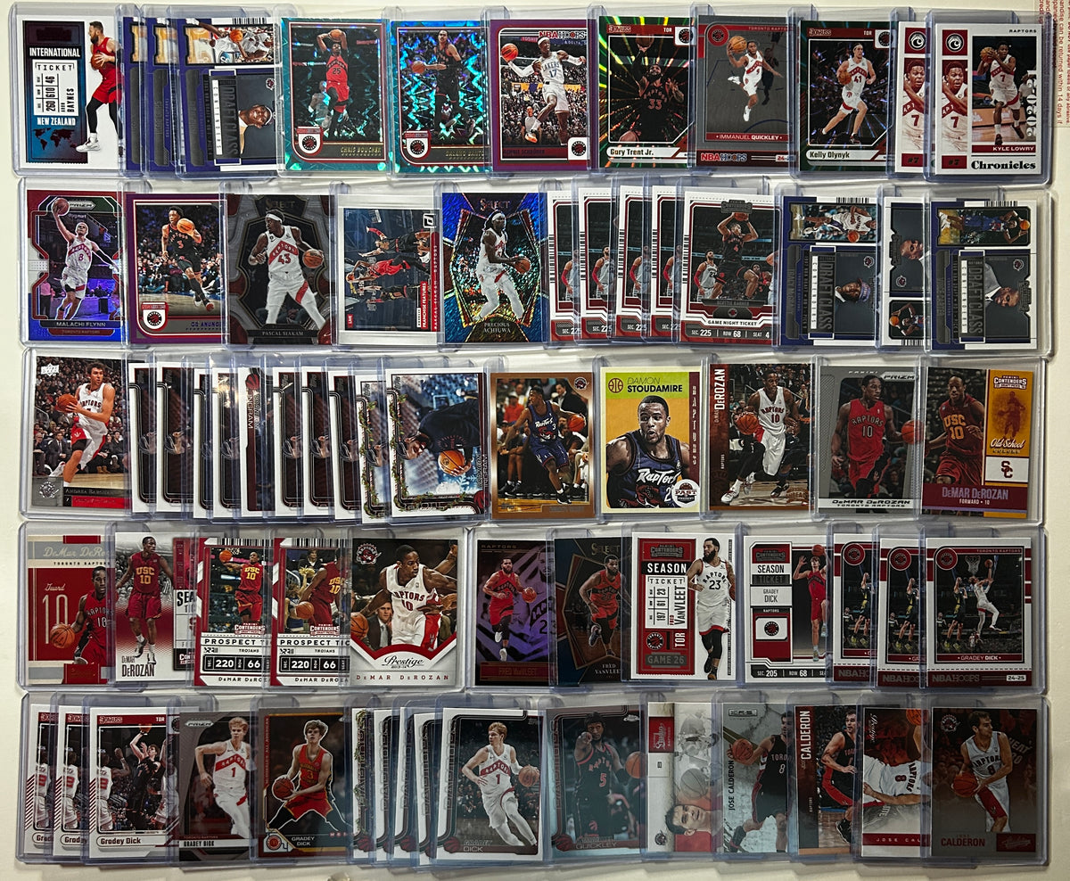 2020-2025 Panini Toronto Raptors Base + SP + Insert Lot (x203)