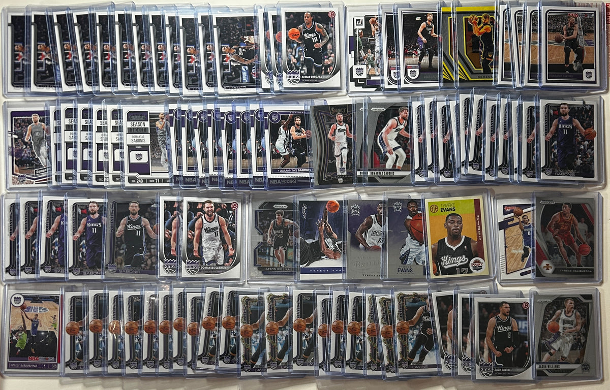 2020-2025 Panini Sacramento Kings Base + SP + Insert Lot (x193)