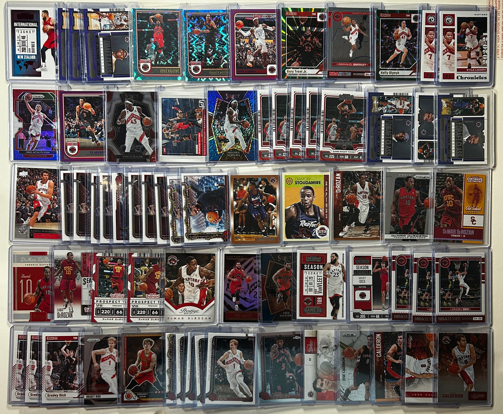 2020-2025 Panini Toronto Raptors Base + SP + Insert Lot (x203)