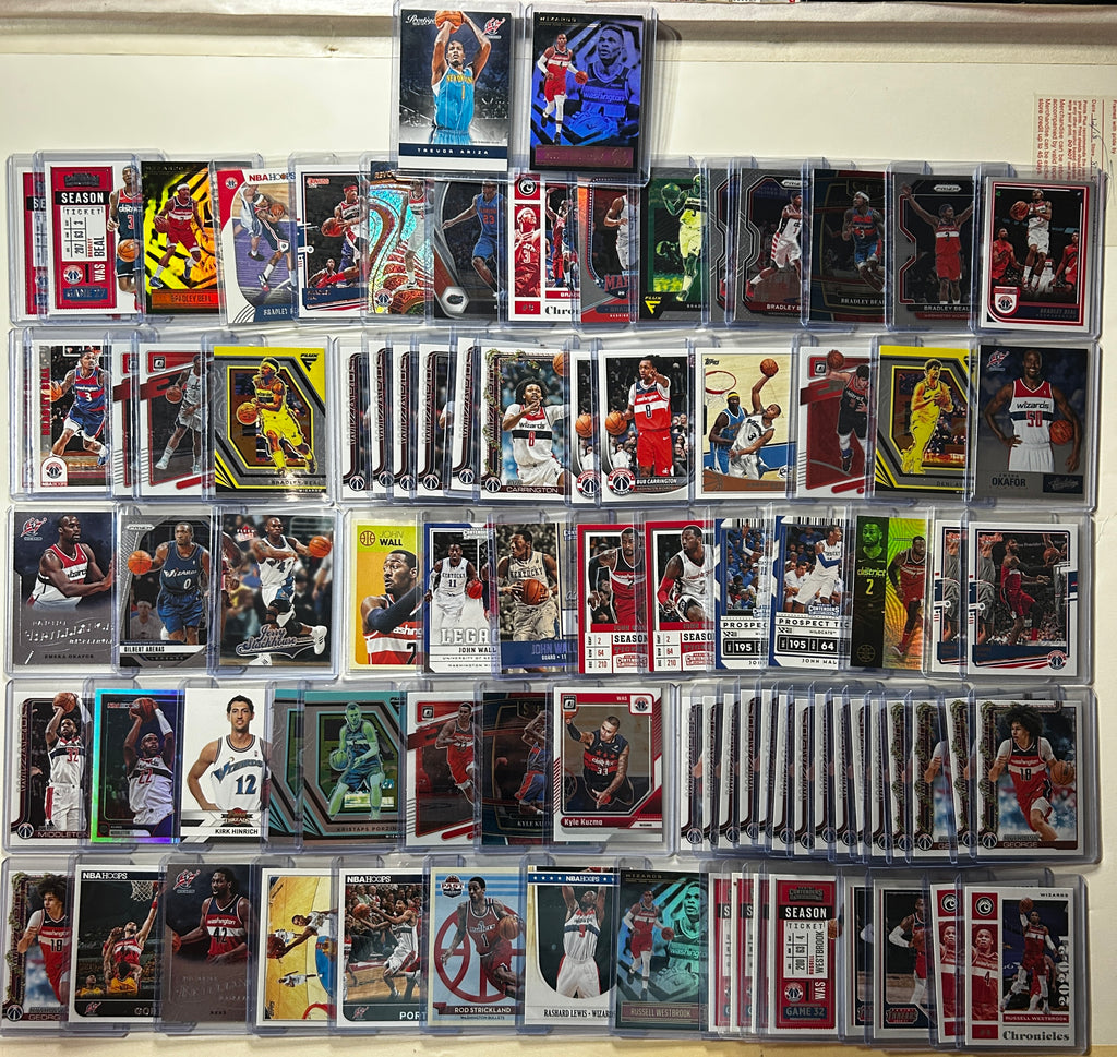 2020-2025 Panini Washington Wizards Base + SP + Insert Lot (x171)