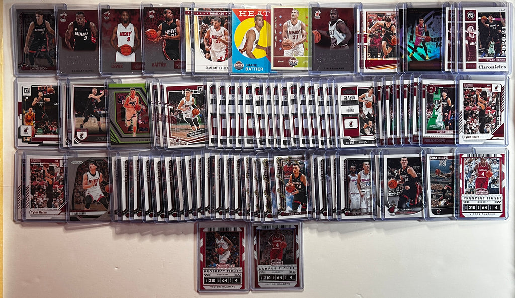 2020-2025 Panini Miami Heat Base + SP + Insert Lot (x258)
