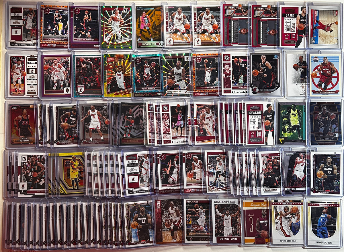 2020-2025 Panini Miami Heat Base + SP + Insert Lot (x258)