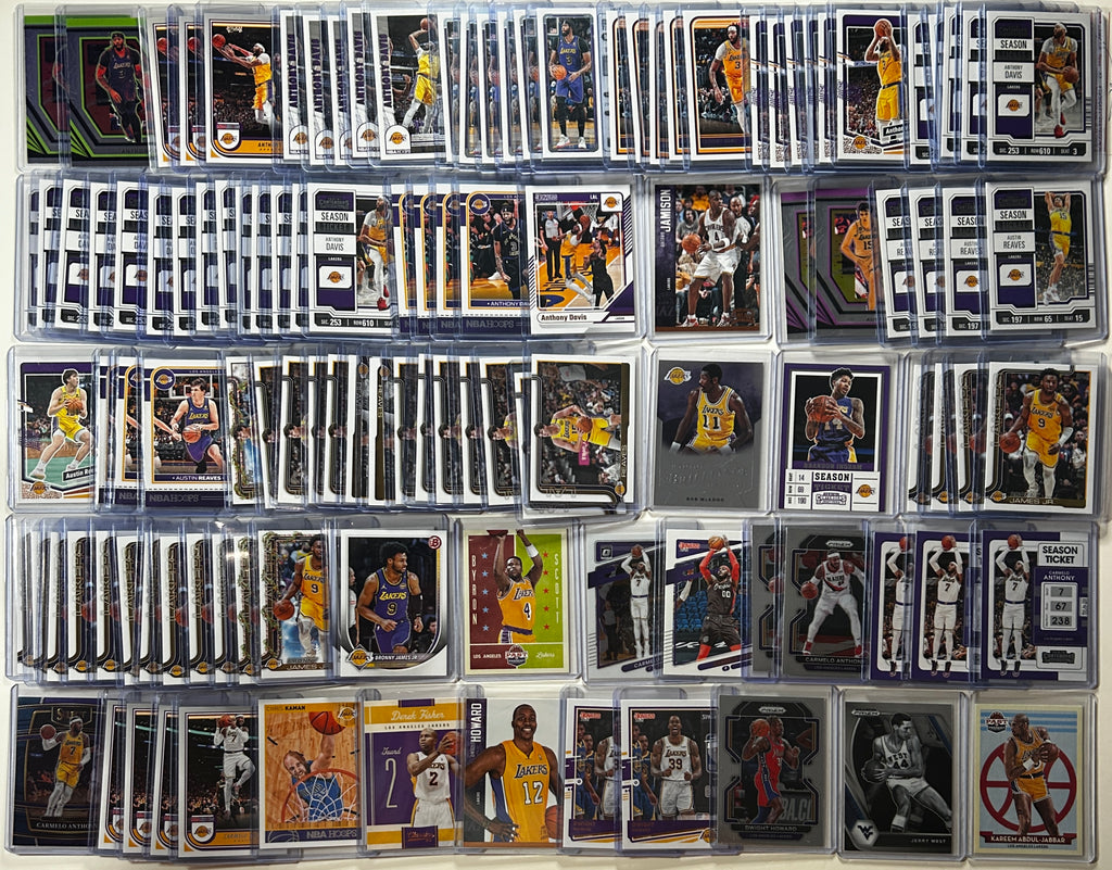 2020-2025 Panini Los Angeles Lakers Base + SP + Insert Lot (x237)