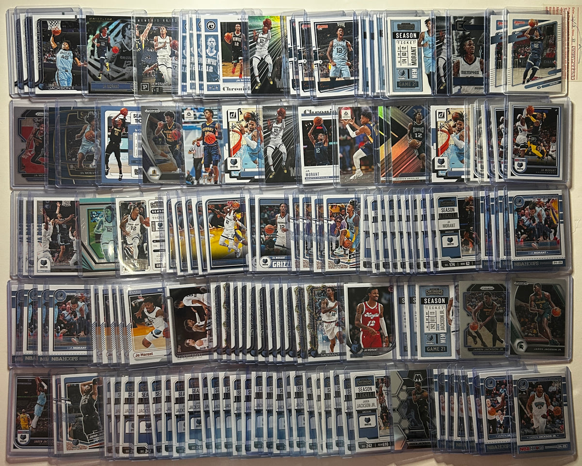 2020-2025 Panini Memphis Grizzlies Base + SP + Insert Lot (x269)