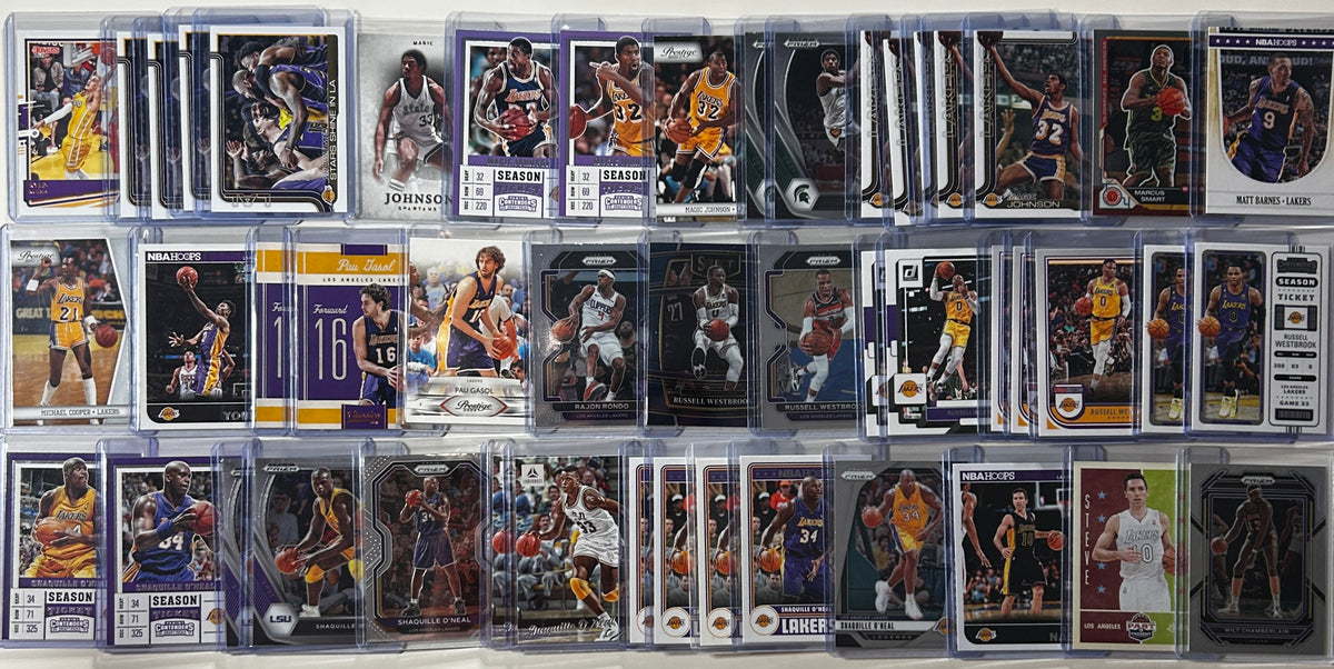 2020-2025 Panini Los Angeles Lakers Base + SP + Insert Lot (x237)