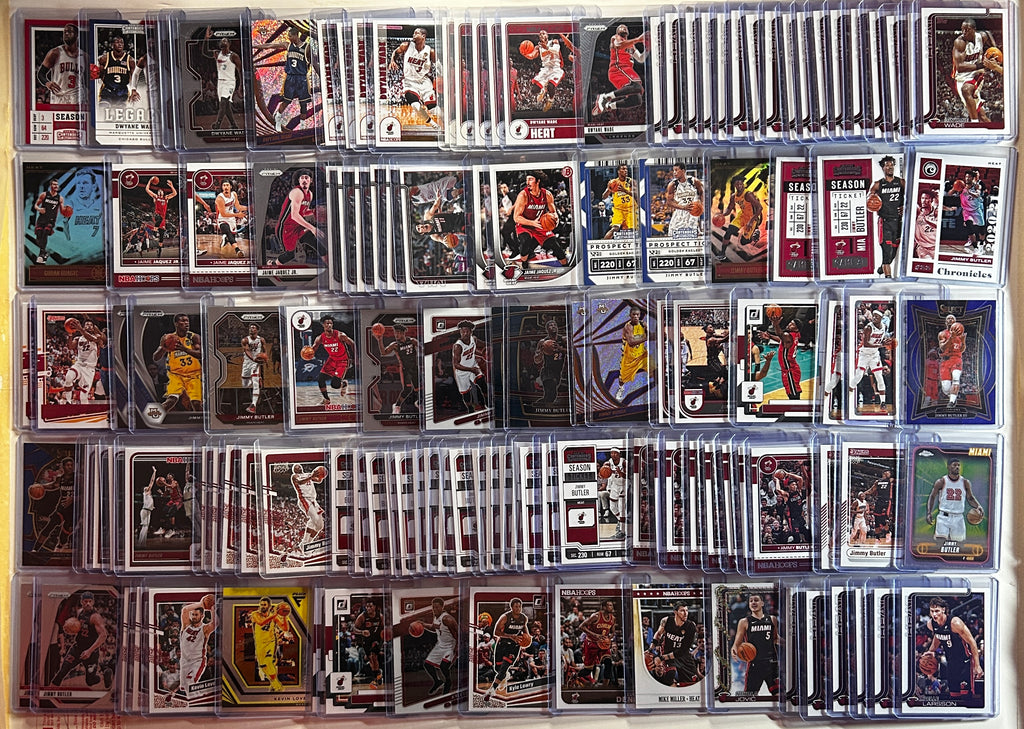 2020-2025 Panini Miami Heat Base + SP + Insert Lot (x258)